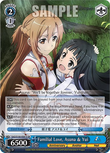 Image of Familial Love, Asuna & Yui [Sword Art Online Animation 10th Anniversary]