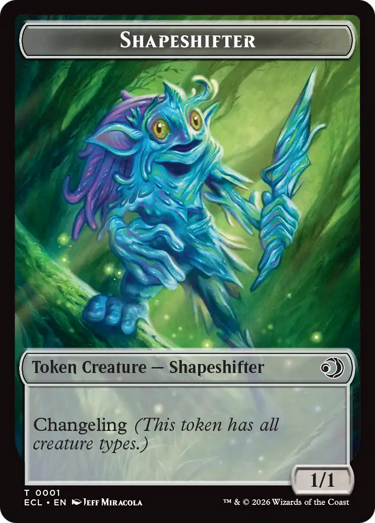 Image of Shapeshifter // Map Double-Sided Token [Lorwyn Eclipsed Tokens]