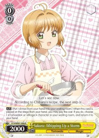 Image of Sakura: Whipping Up a Storm (CCS/WX01-006 R) [Cardcaptor Sakura: Clear Card]