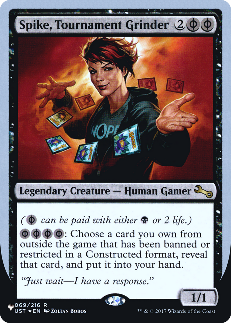 Image of Spike, Tournament Grinder (Unfinity Foil Edition) [The List]