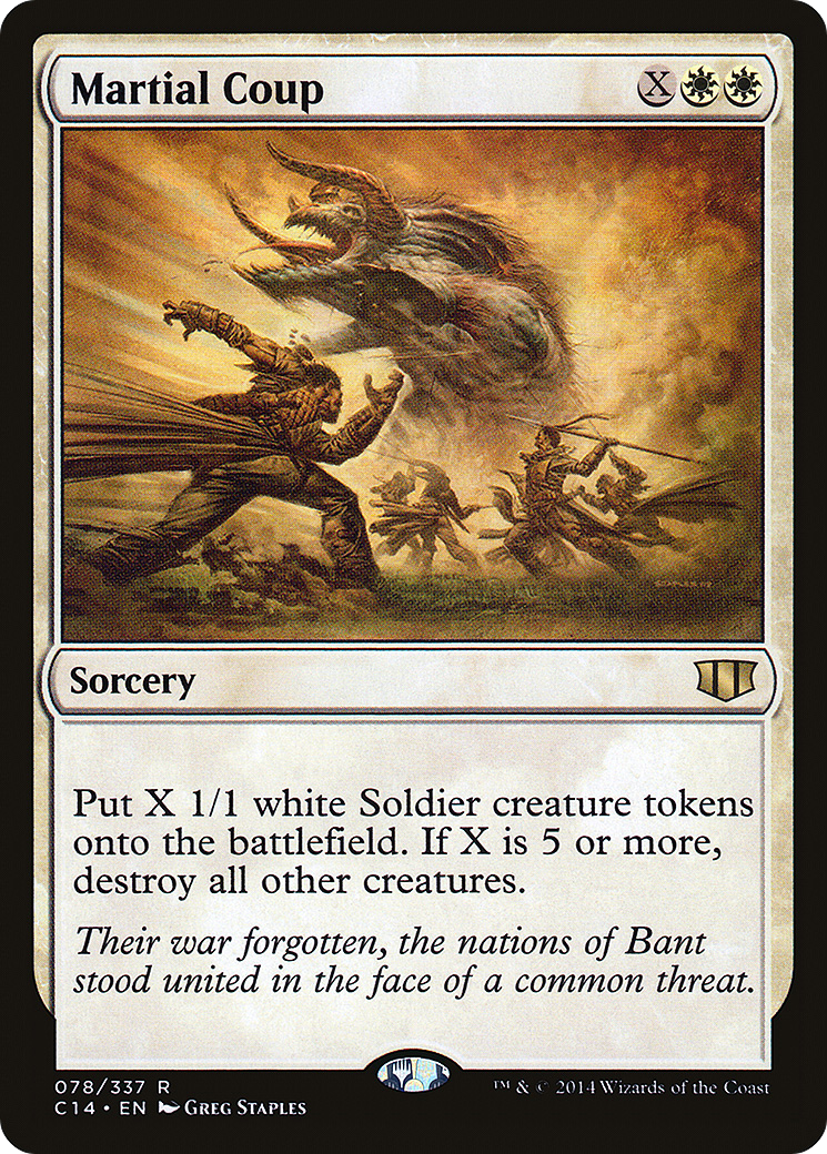 Image of Martial Coup [Commander 2014]