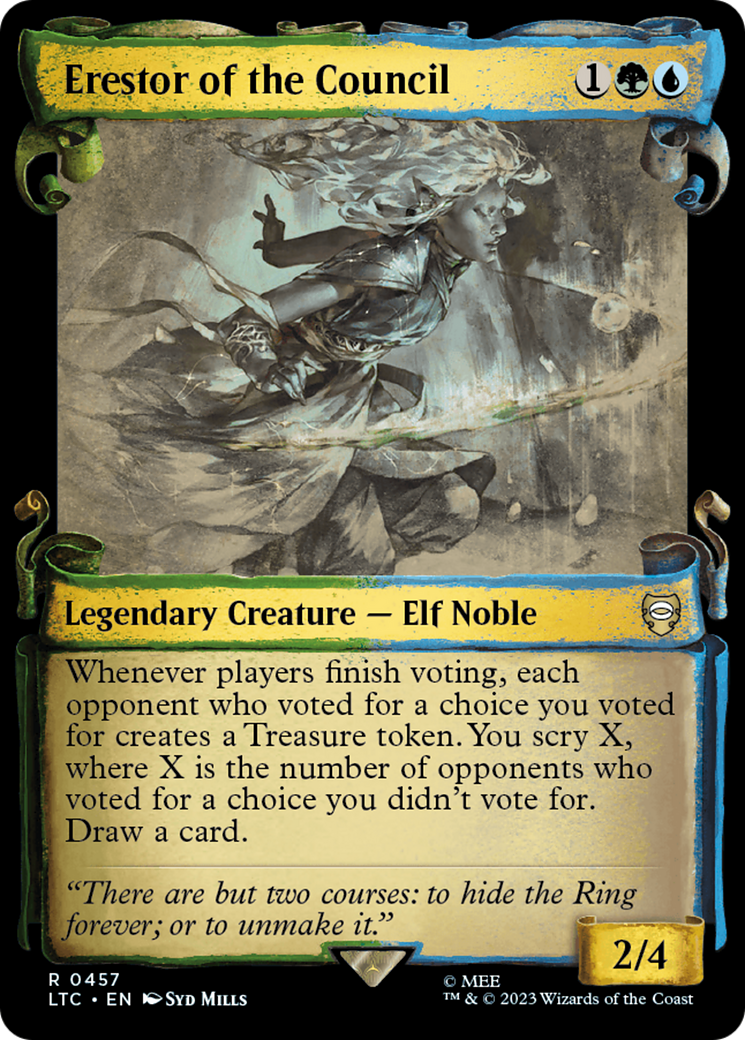 Image of Erestor of the Council [The Lord of the Rings: Tales of Middle-Earth Commander Showcase Scrolls]