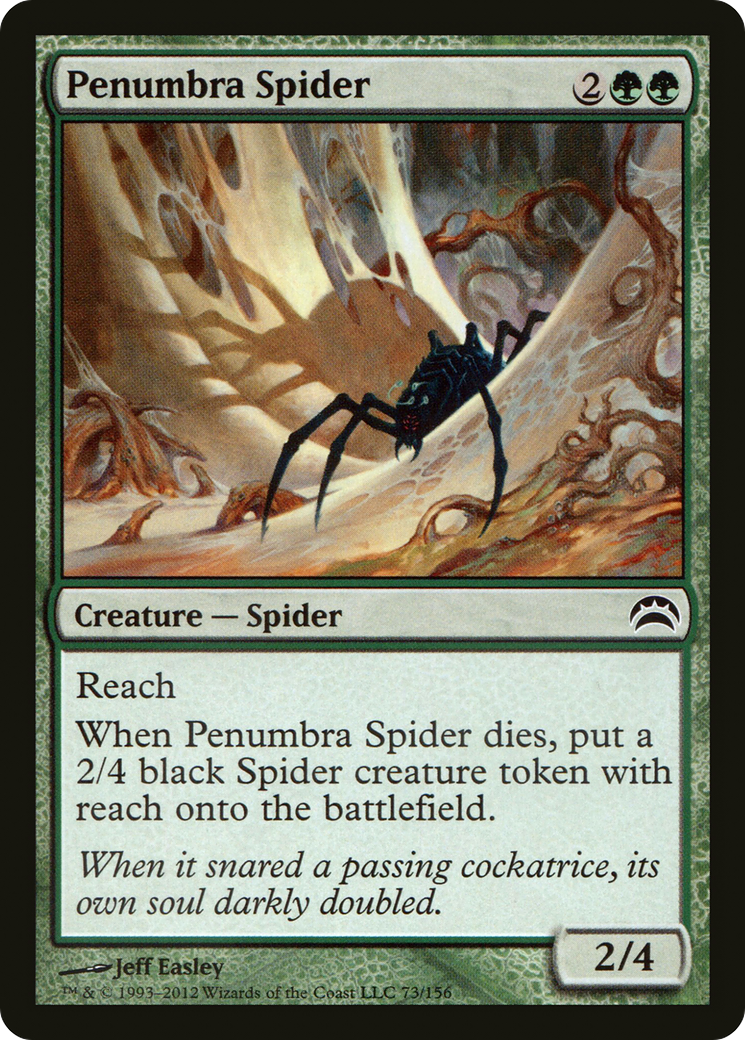 Image of Penumbra Spider [Planechase 2012]