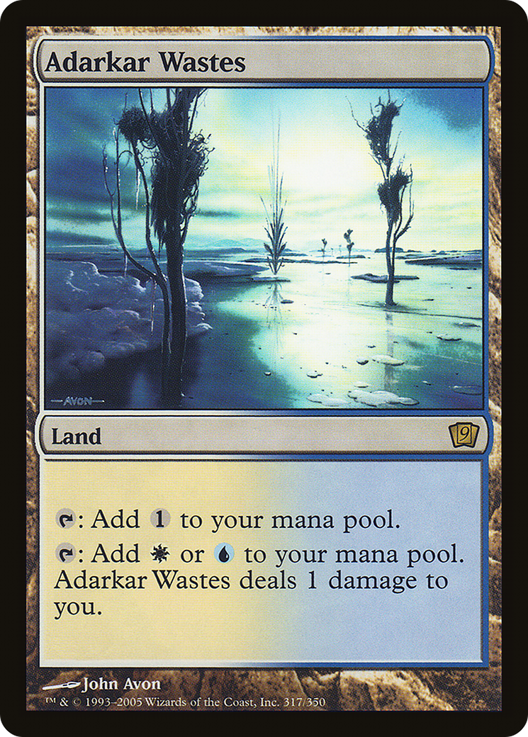 Image of Adarkar Wastes [Ninth Edition]