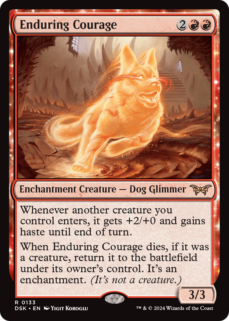 Image of Enduring Courage [Duskmourn: House of Horror]