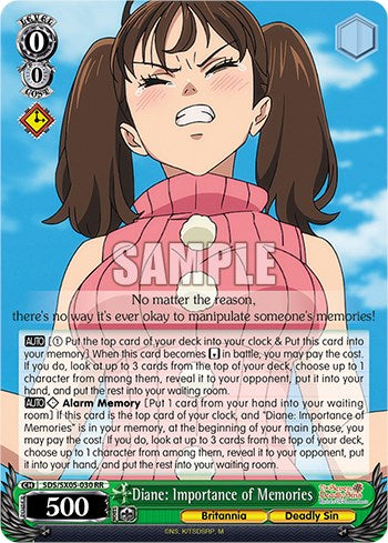 Image of Diane: Importance of Memories (Foil) [The Seven Deadly Sins: Revival of The Commandments]