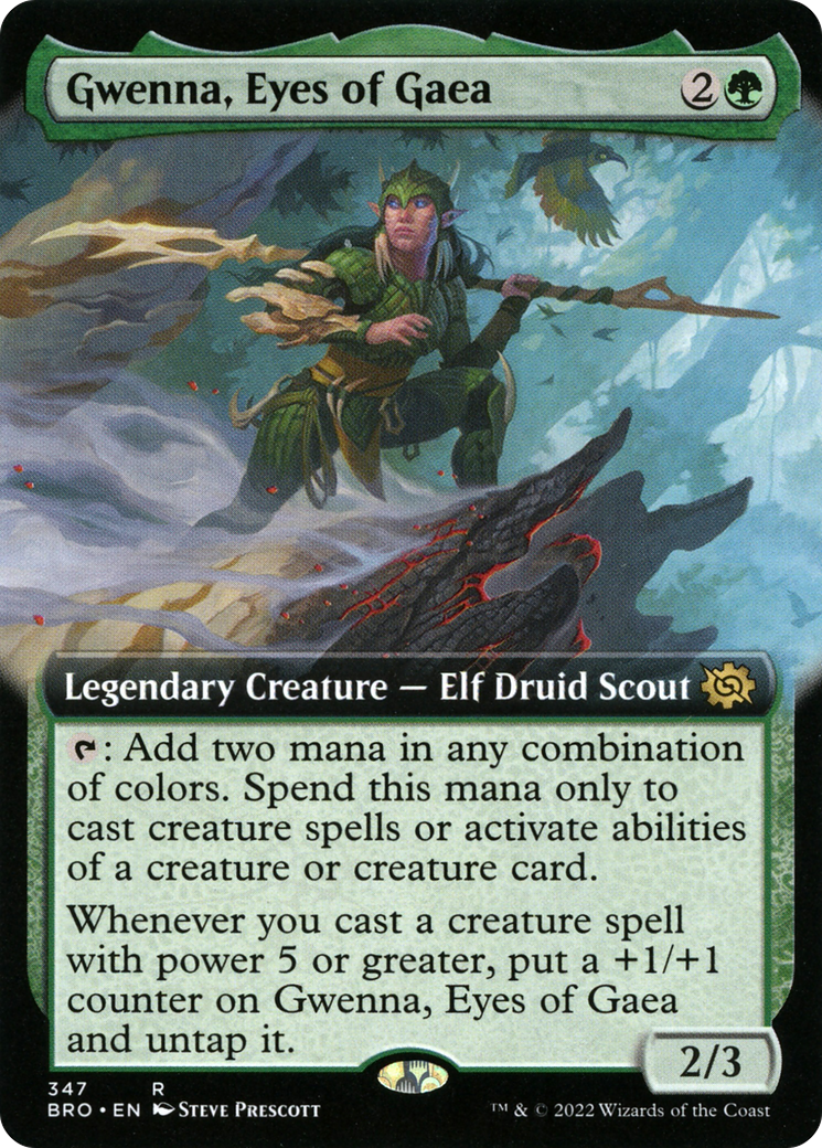Image of Gwenna, Eyes of Gaea (Extended Art) [The Brothers' War]