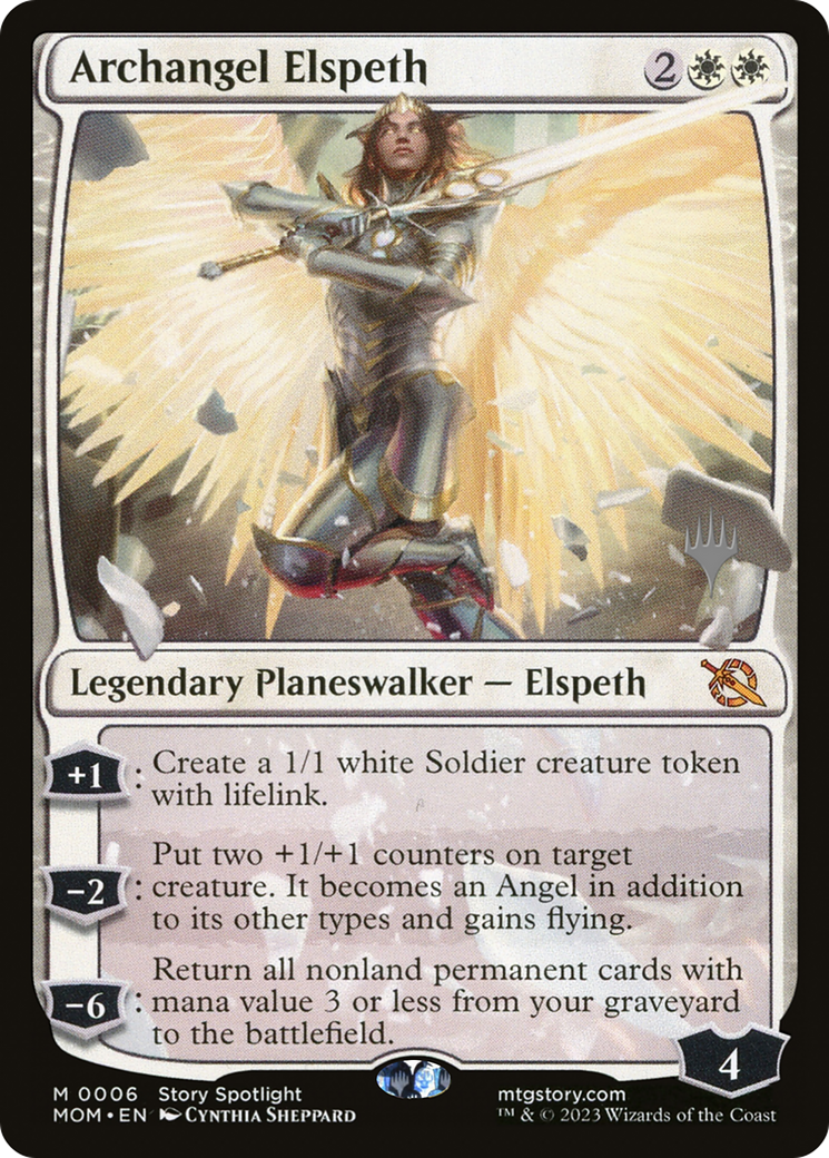 Image of Archangel Elspeth (Promo Pack) [March of the Machine Promos]