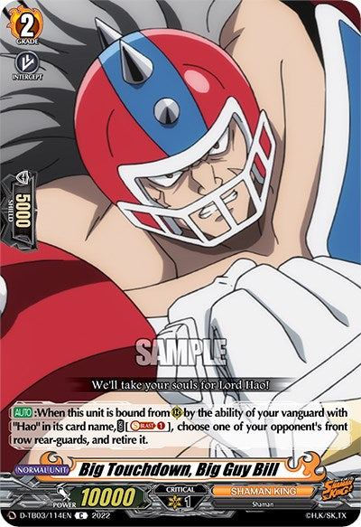 Image of Big Touchdown, Big Guy Bill (D-TB03/114EN) [Shaman King]