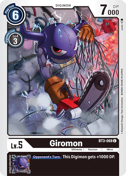 Image of Giromon [BT3-068] [Release Special Booster Ver.1.5]