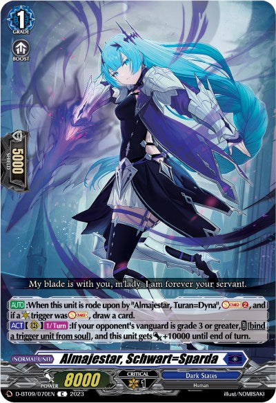 Image of Almajestar, Schwart=Sparda (D-BT09/070EN) [Dragontree Invasion]