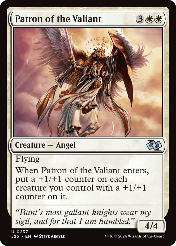 Image of Patron of the Valiant [Foundations Jumpstart]