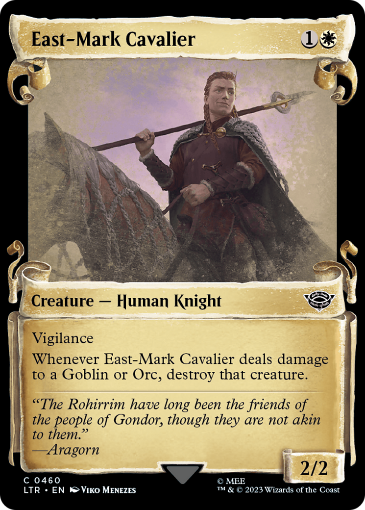 Image of East-Mark Cavalier [The Lord of the Rings: Tales of Middle-Earth Showcase Scrolls]