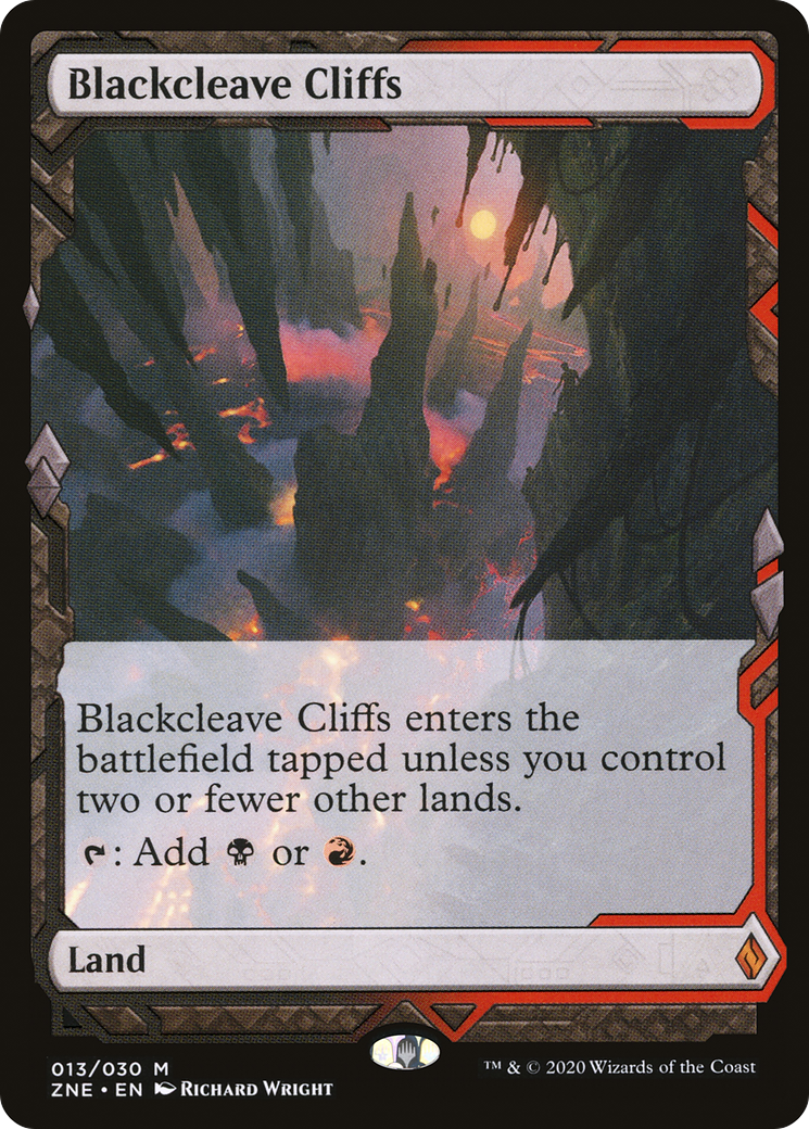 Image of Blackcleave Cliffs (Expeditions) [Zendikar Rising Expeditions]