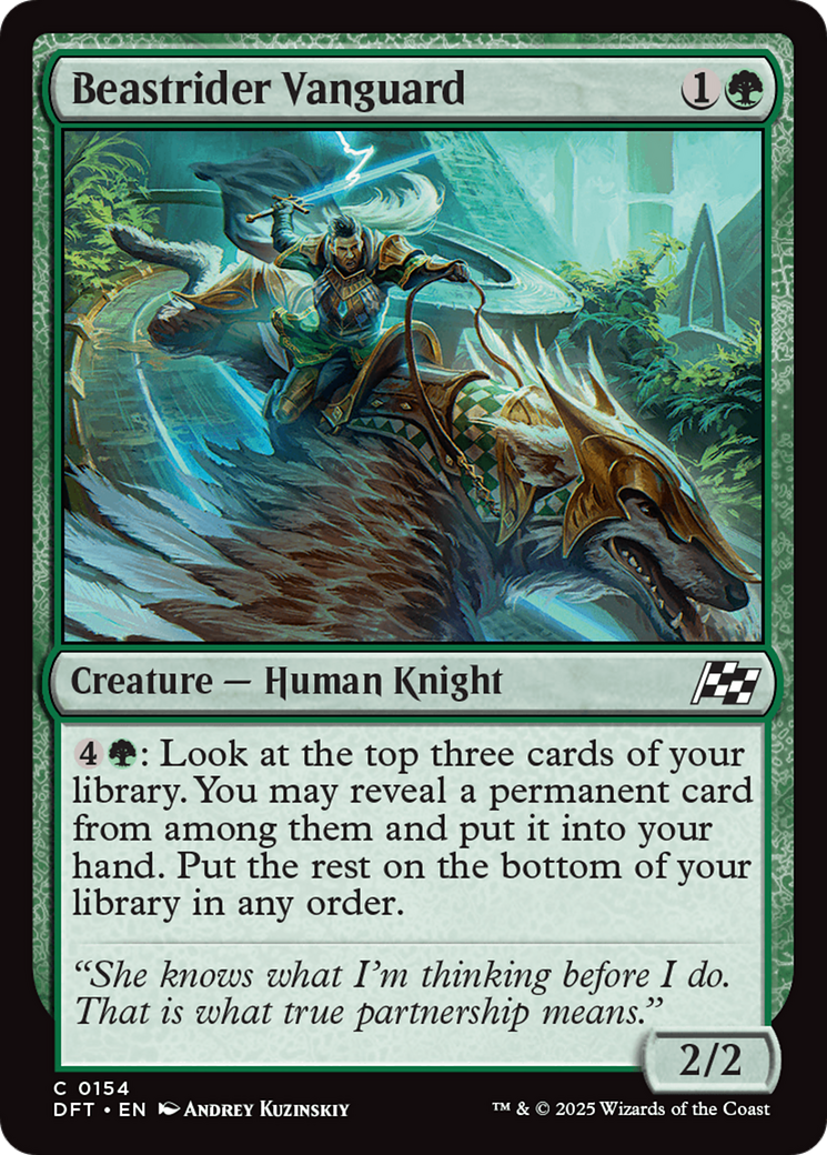 Image of Beastrider Vanguard [Aetherdrift]