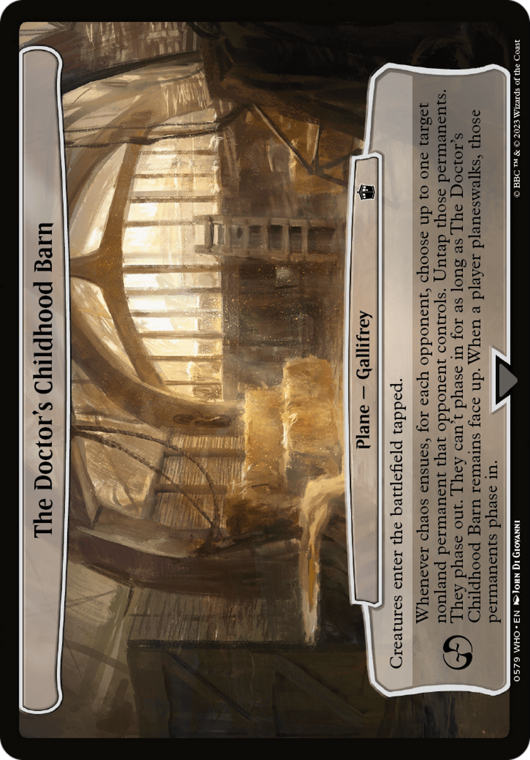 Image of The Doctor's Childhood Barn [Doctor Who]