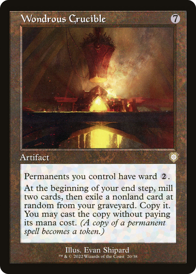 Image of Wondrous Crucible (Retro) [The Brothers' War Commander]