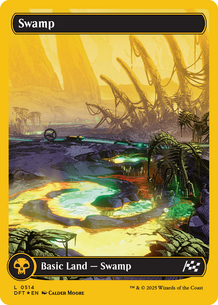Image of Swamp (0514) (First-Place Foil) [Aetherdrift]