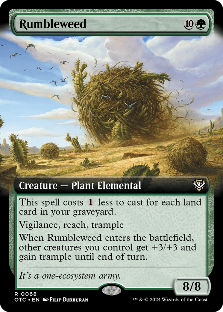Image of Rumbleweed (Extended Art) [Outlaws of Thunder Junction Commander]