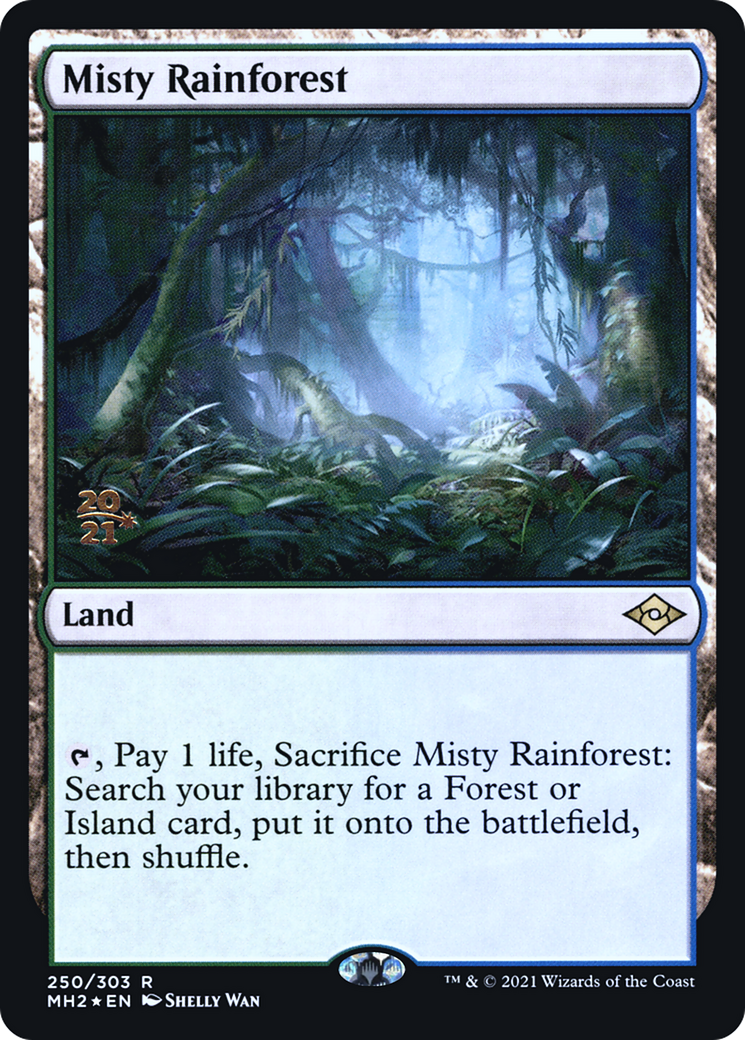 Image of Misty Rainforest [Modern Horizons 2 Prerelease Promos]