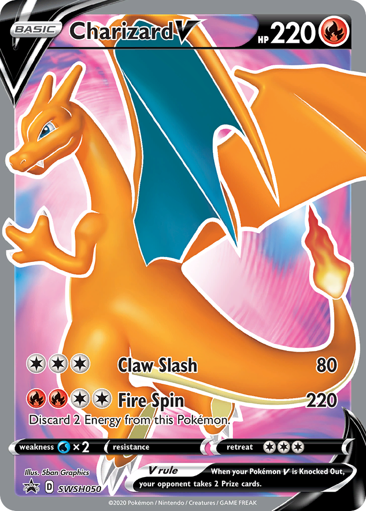 Image of Charizard V (SWSH050) [Sword & Shield: Black Star Promos]