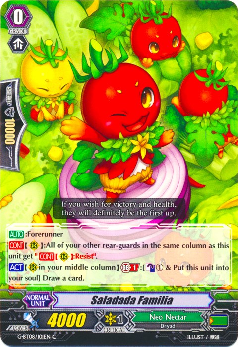 Image of Saladada Familia (G-BT08/101EN) [Absolute Judgment]