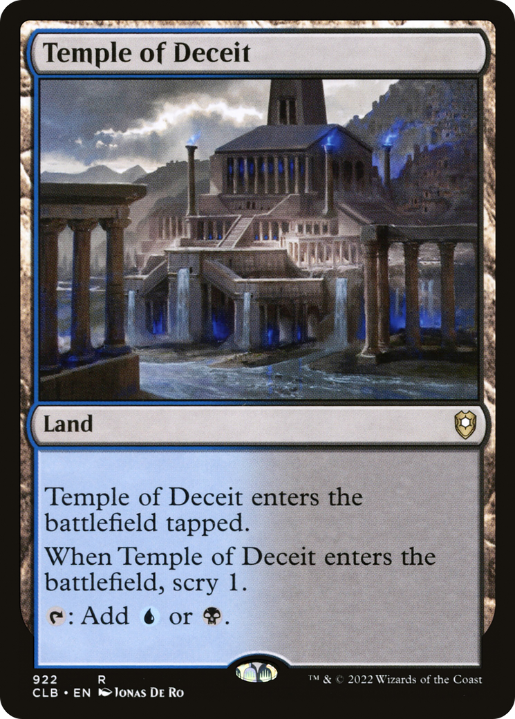 Image of Temple of Deceit [Commander Legends: Battle for Baldur's Gate]
