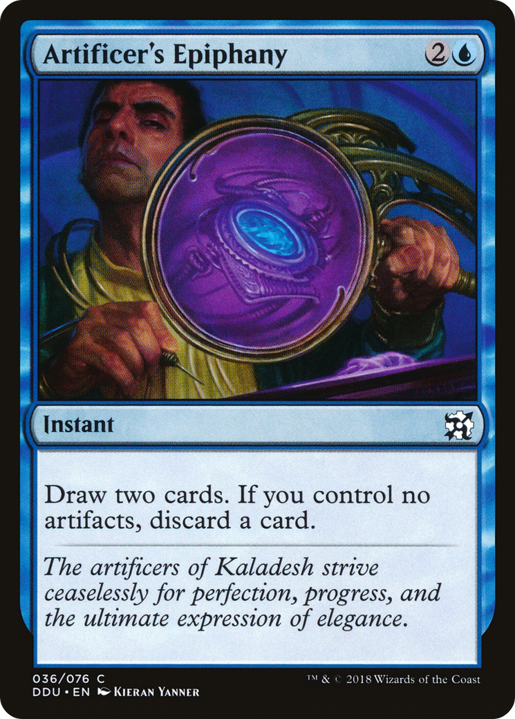 Image of Artificer's Epiphany [Duel Decks: Elves vs. Inventors]