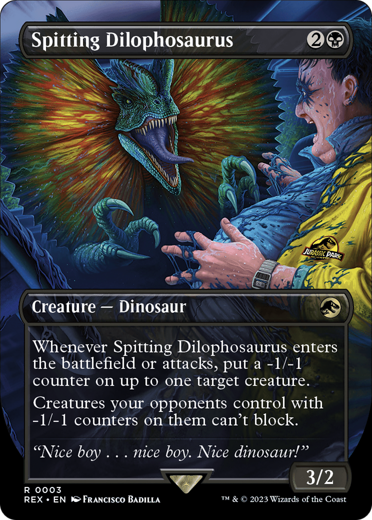 Image of Spitting Dilophosaurus (Borderless) [Jurassic World Collection]