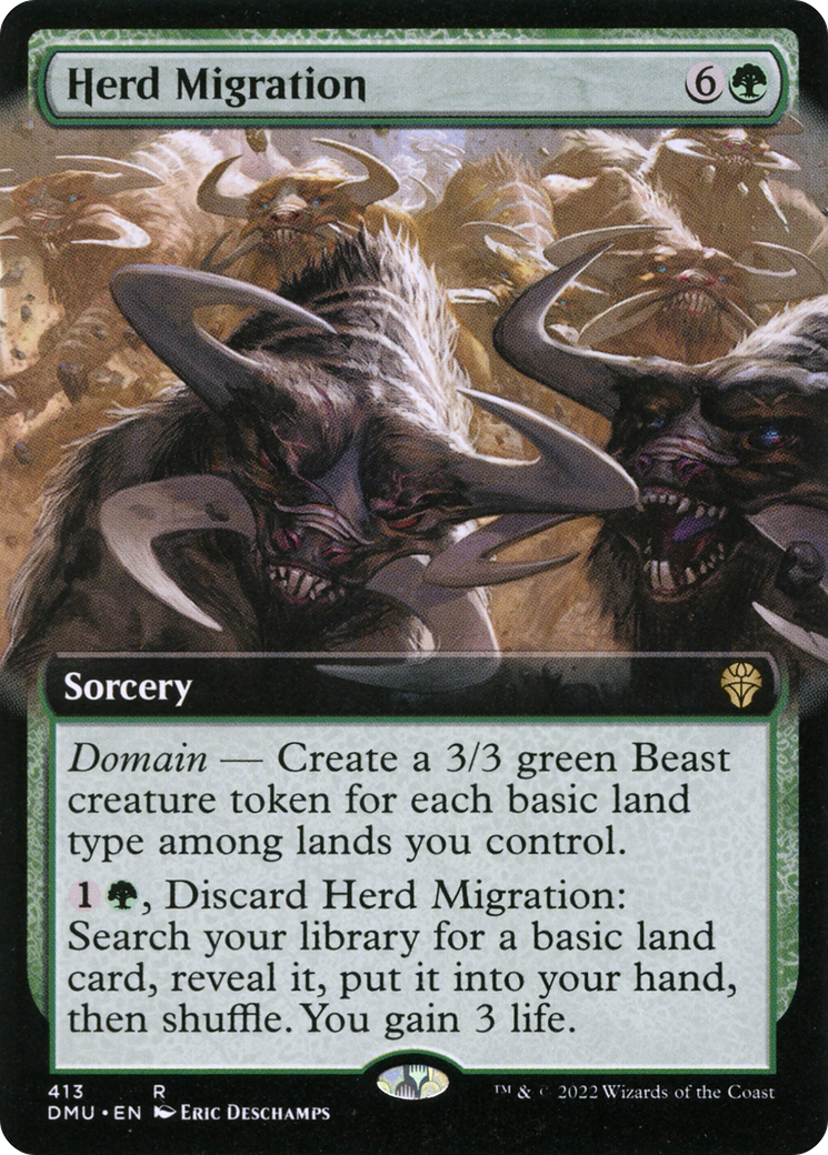 Image of Herd Migration (Extended Art) [Dominaria United]