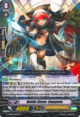 Image of Battle Sister, Compote (G-CHB02/027EN) [We ARE!!! Trinity Dragon]
