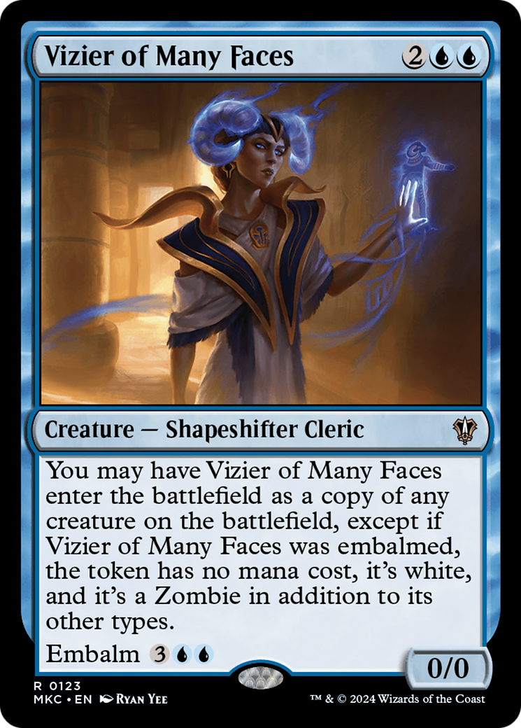 Image of Vizier of Many Faces [Murders at Karlov Manor Commander]