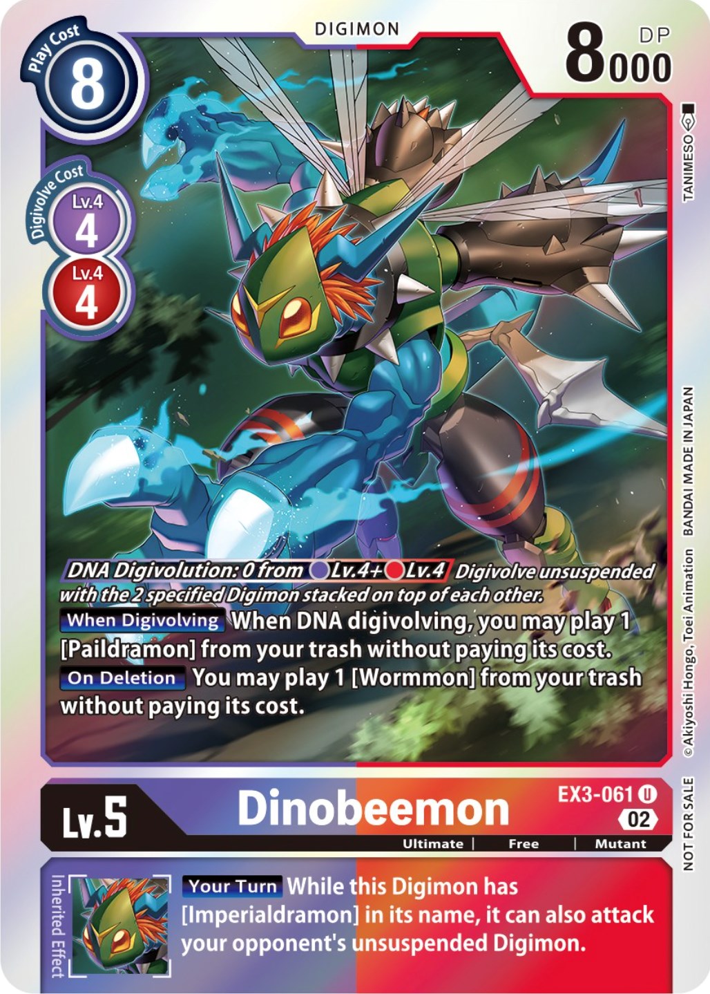 Image of Dinobeemon [EX3-061] (Alternate Art) [Draconic Roar]