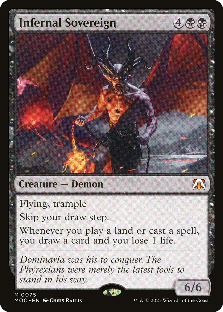 Image of Infernal Sovereign [March of the Machine Commander]