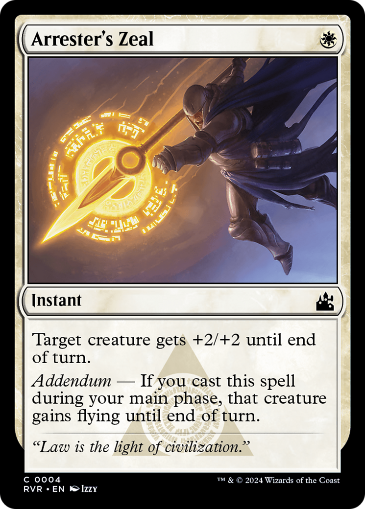 Image of Arrester's Zeal [Ravnica Remastered]