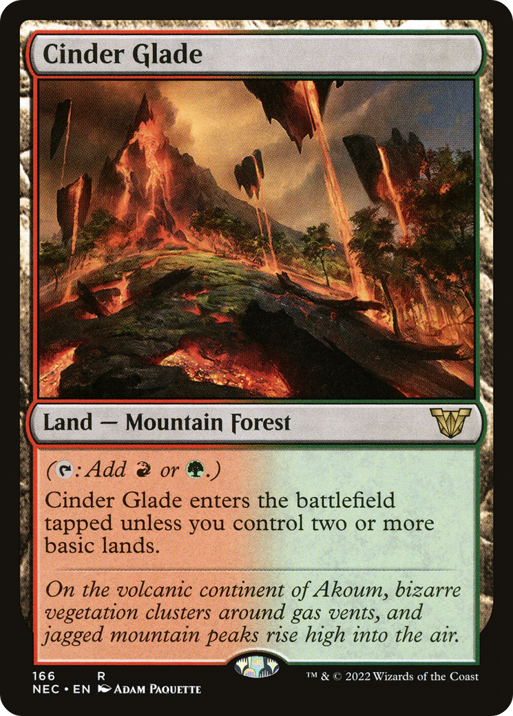 Image of Cinder Glade [Kamigawa: Neon Dynasty Commander]