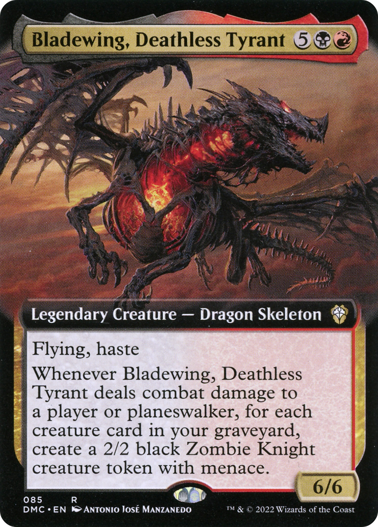 Image of Bladewing, Deathless Tyrant (Extended Art) [Dominaria United Commander]