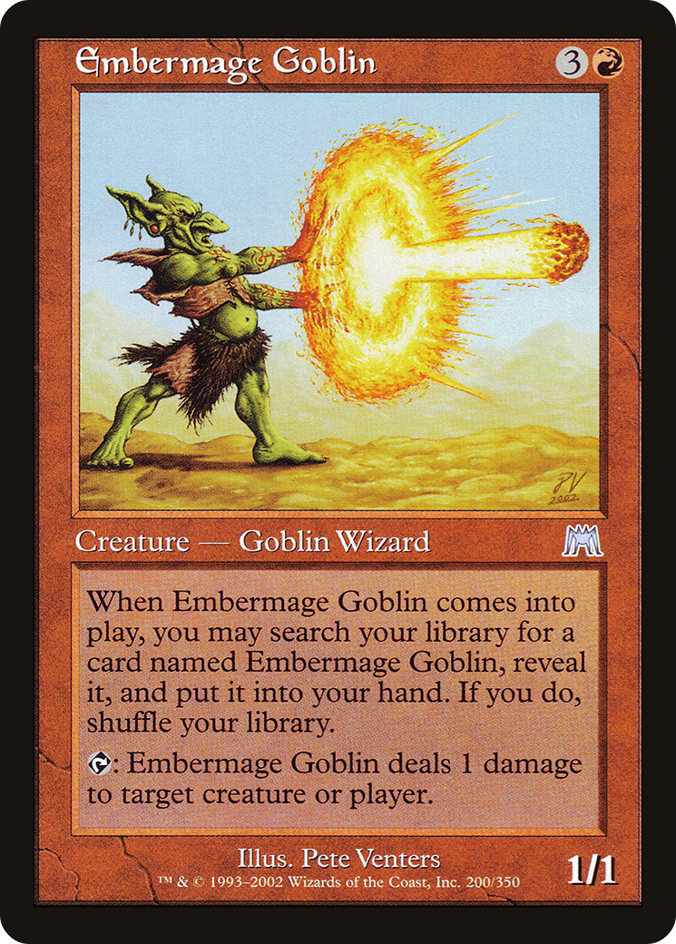 Image of Embermage Goblin [Onslaught]