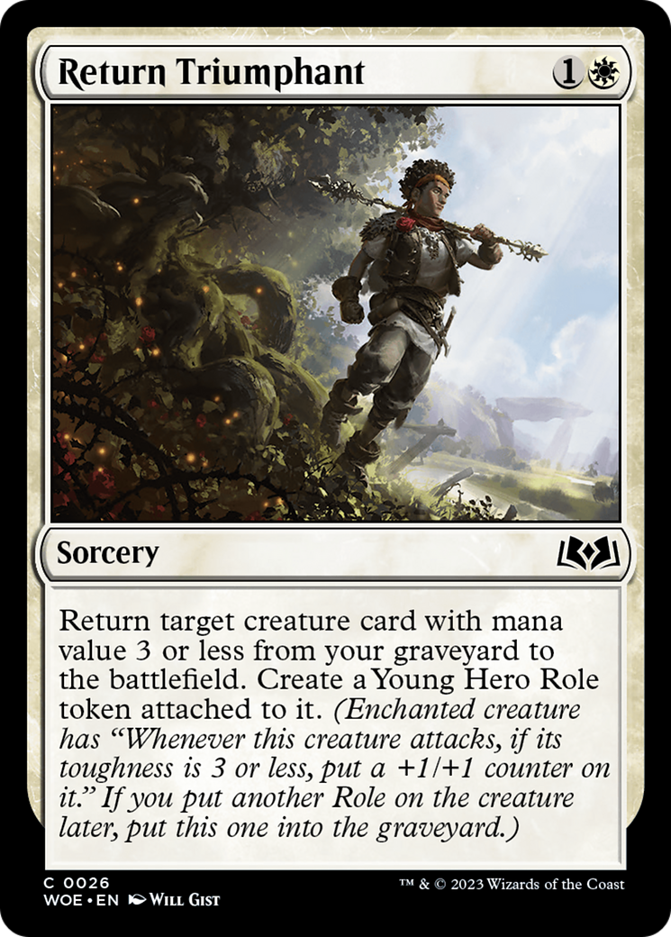 Image of Return Triumphant [Wilds of Eldraine]