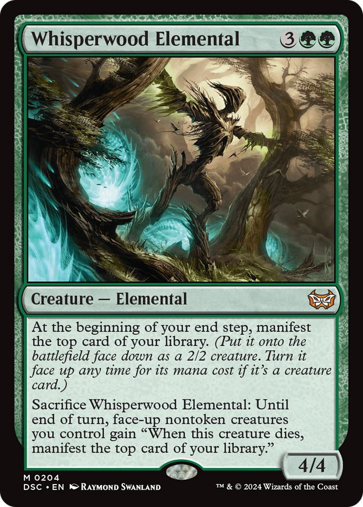 Image of Whisperwood Elemental [Duskmourn: House of Horror Commander]