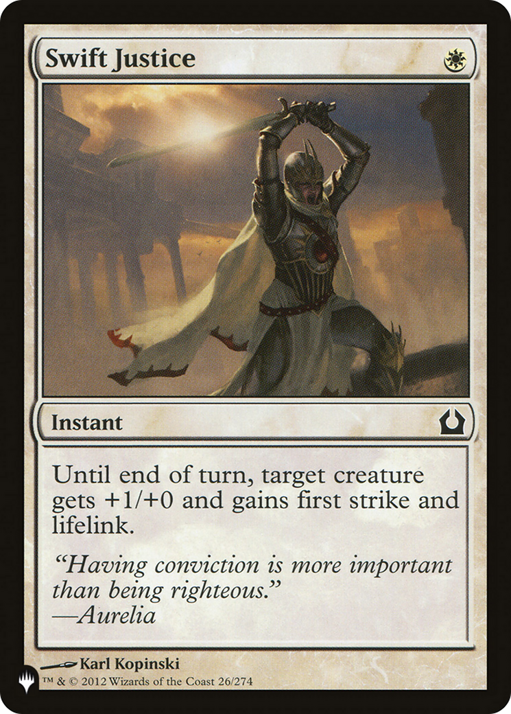 Image of Swift Justice [The List]