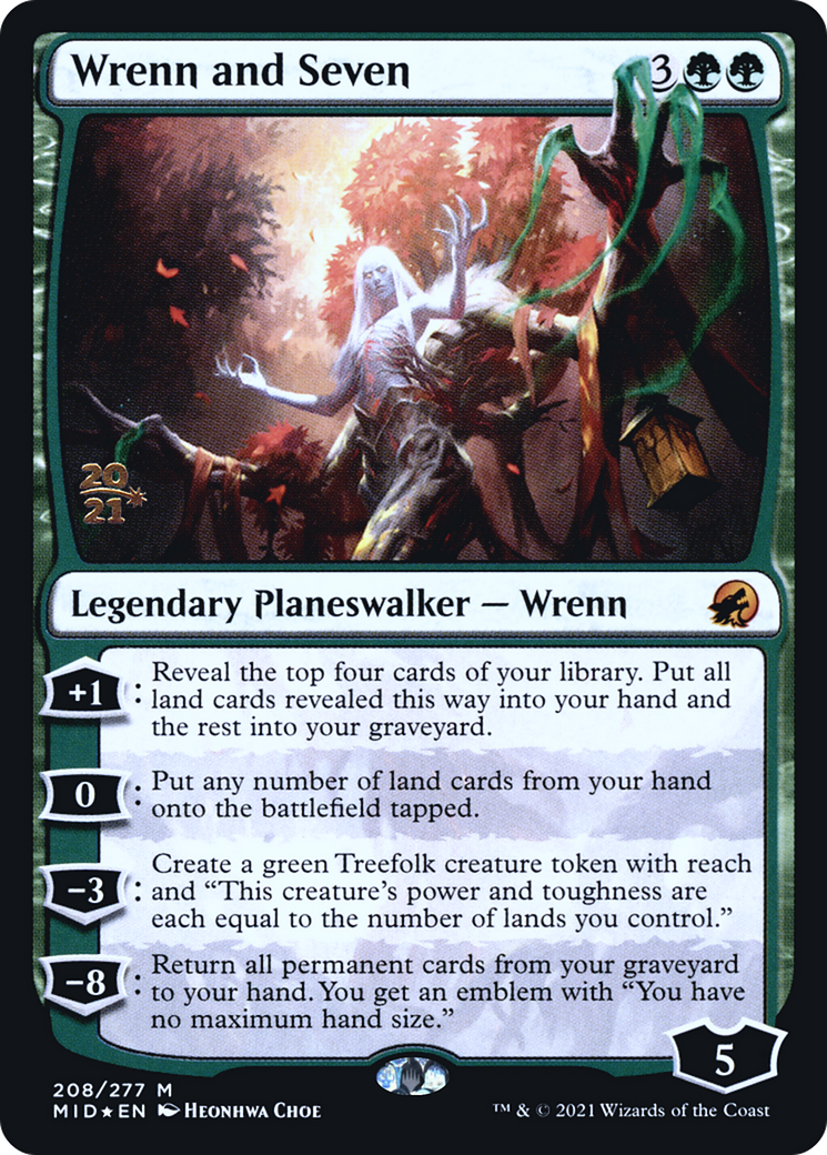 Image of Wrenn and Seven [Innistrad: Midnight Hunt Prerelease Promos]