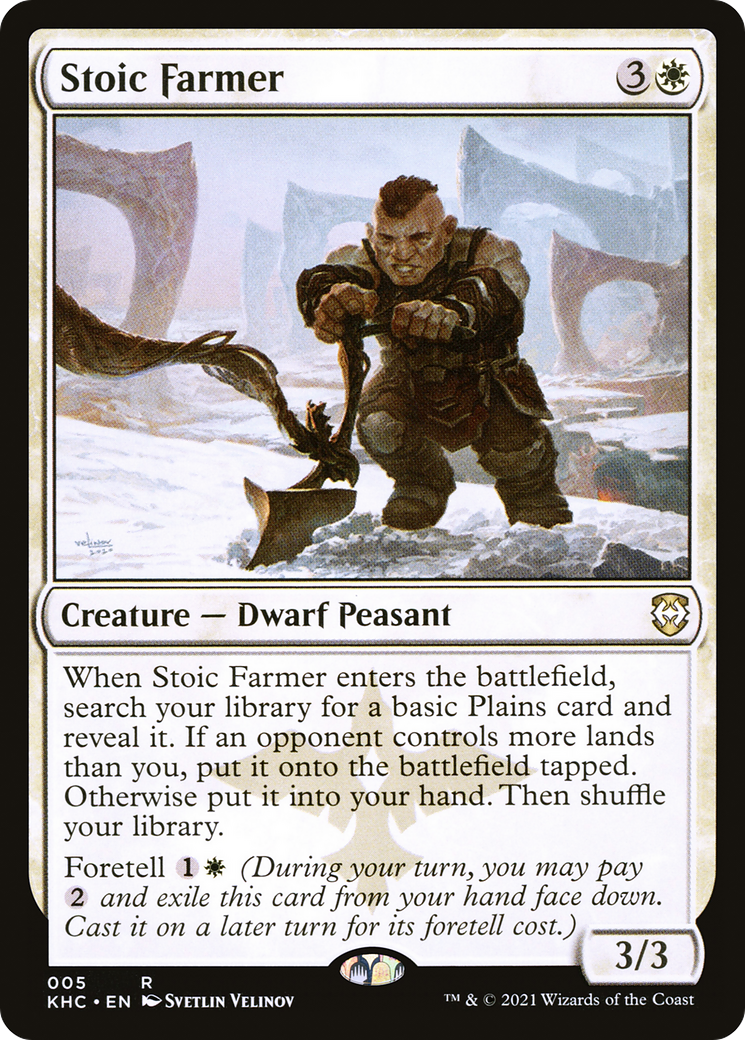 Image of Stoic Farmer [Kaldheim Commander]