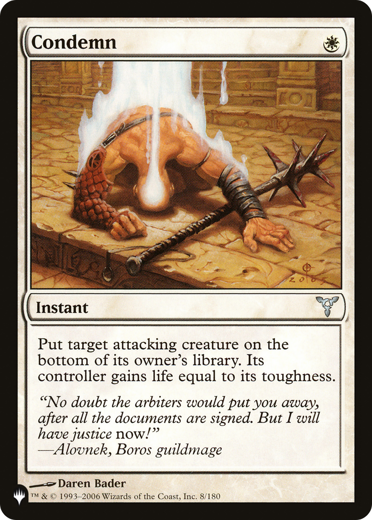Image of Condemn [The List]