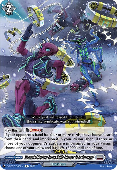 Image of Moment of Capture! Aurora Battle Princess 24-hr Coverage! (D-BT02/043EN) [A Brush with the Legends]