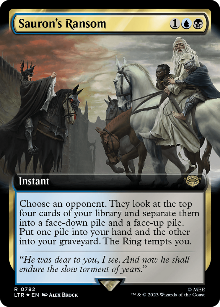 Image of Sauron's Ransom (Extended Art) (Surge Foil) [The Lord of the Rings: Tales of Middle-Earth]