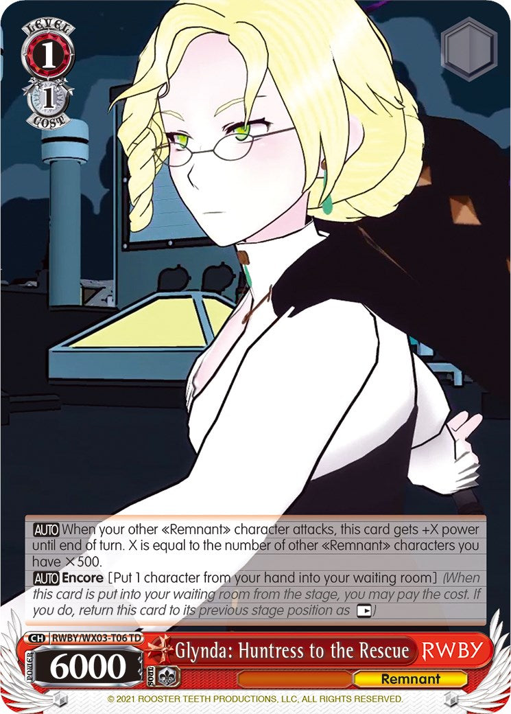 Image of Glynda: Huntress to the Rescue (RWBY/WX03-T06 TD) [RWBY]
