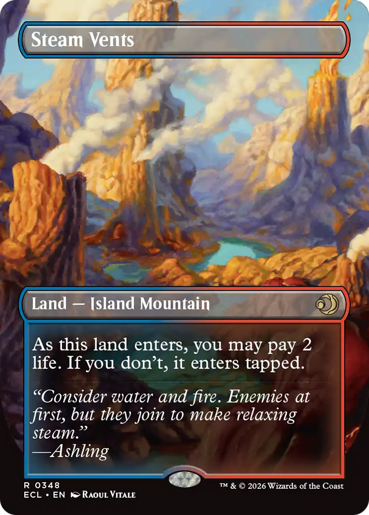 Image of Steam Vents (Borderless) [Lorwyn Eclipsed]