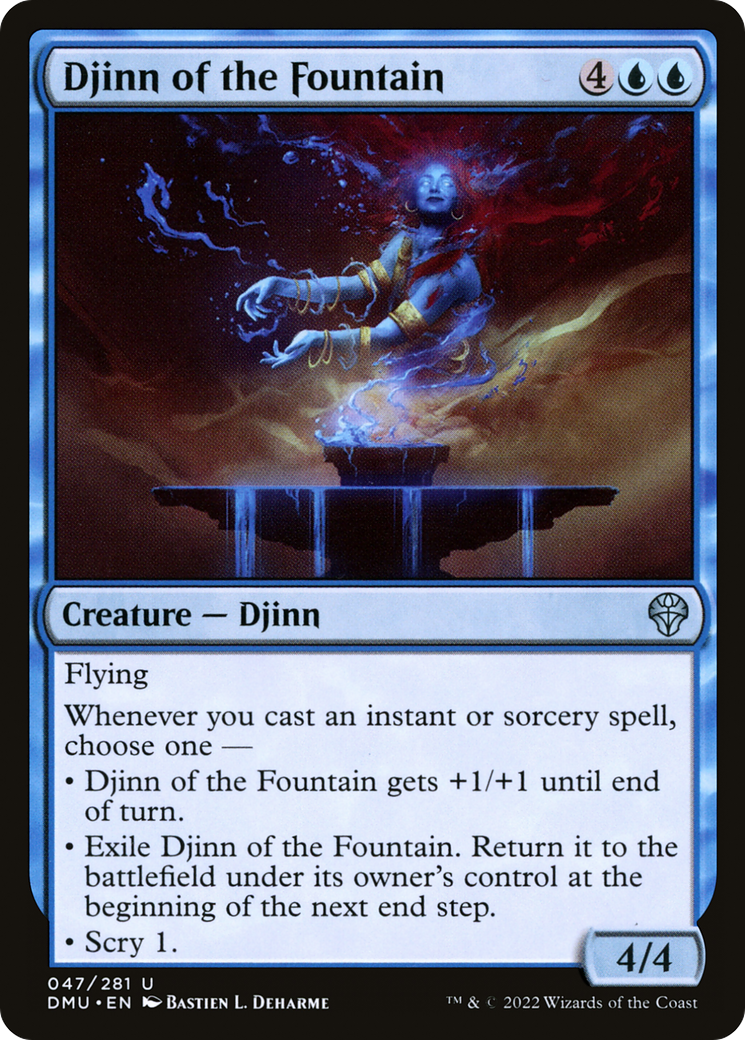 Image of Djinn of the Fountain [Dominaria United]