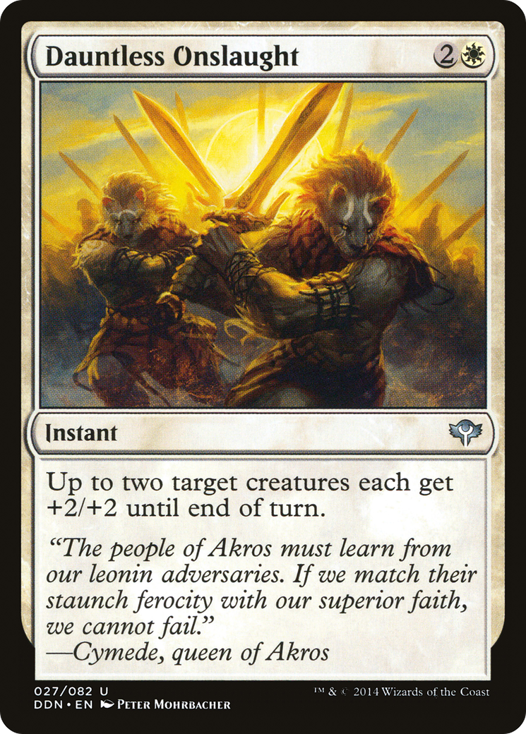 Image of Dauntless Onslaught [Duel Decks: Speed vs. Cunning]